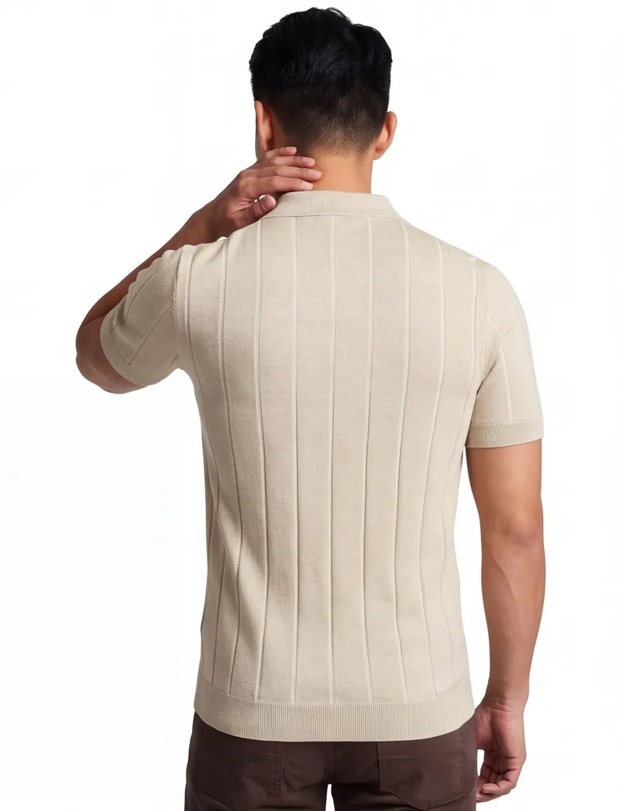 Thomas Maine polo beige
