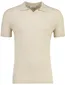 Polo 3-knoops beige Thomas Maine