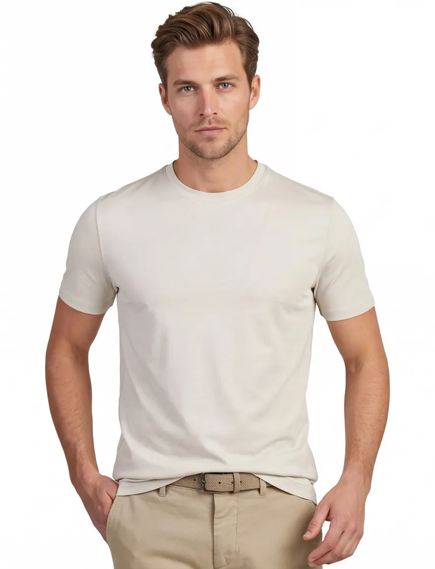 beige t-shirt Thomas Maine normale fit