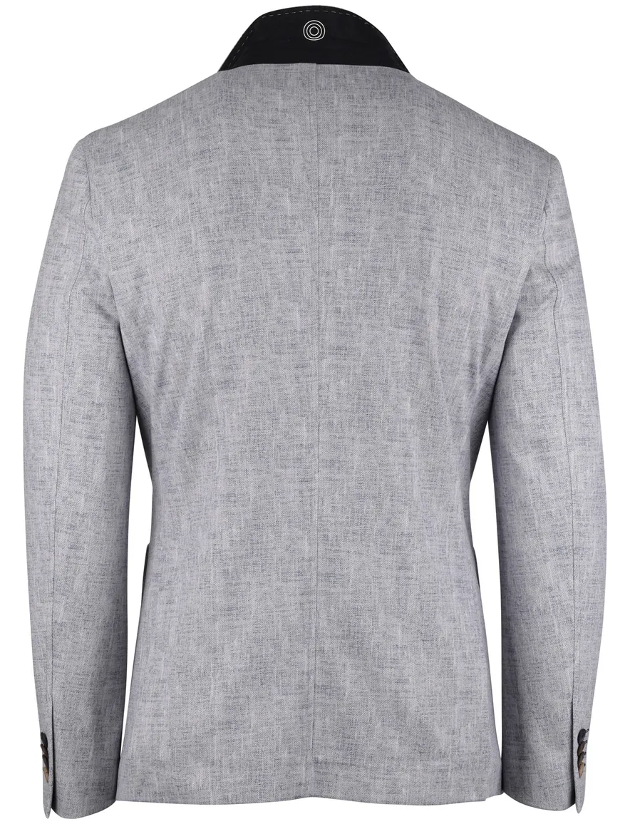 Blue Industry colbert blauw melange