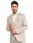 Geruit colbert Blue Industry zand