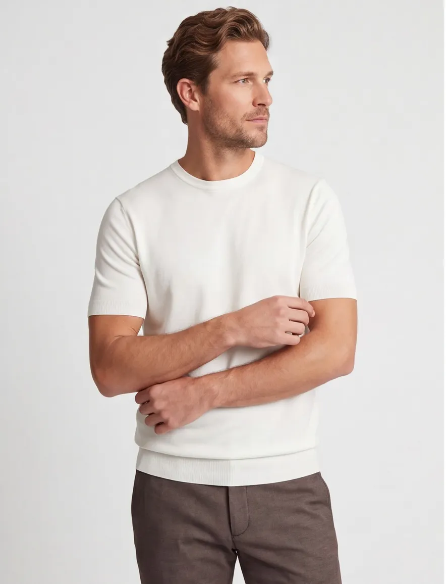 Blue Industry t-shirt ecru