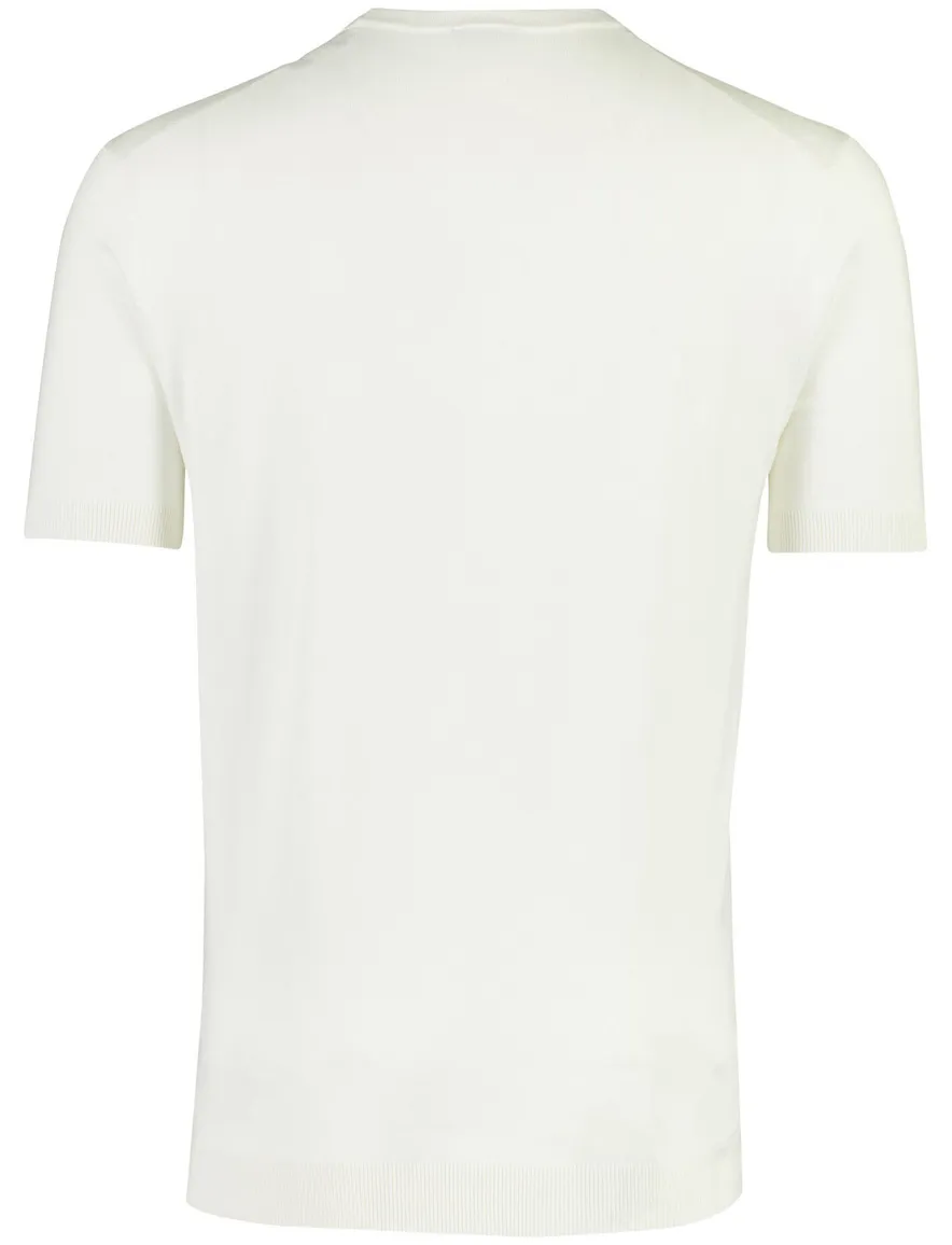 Wit T-shirt ronde hals Blue Industry