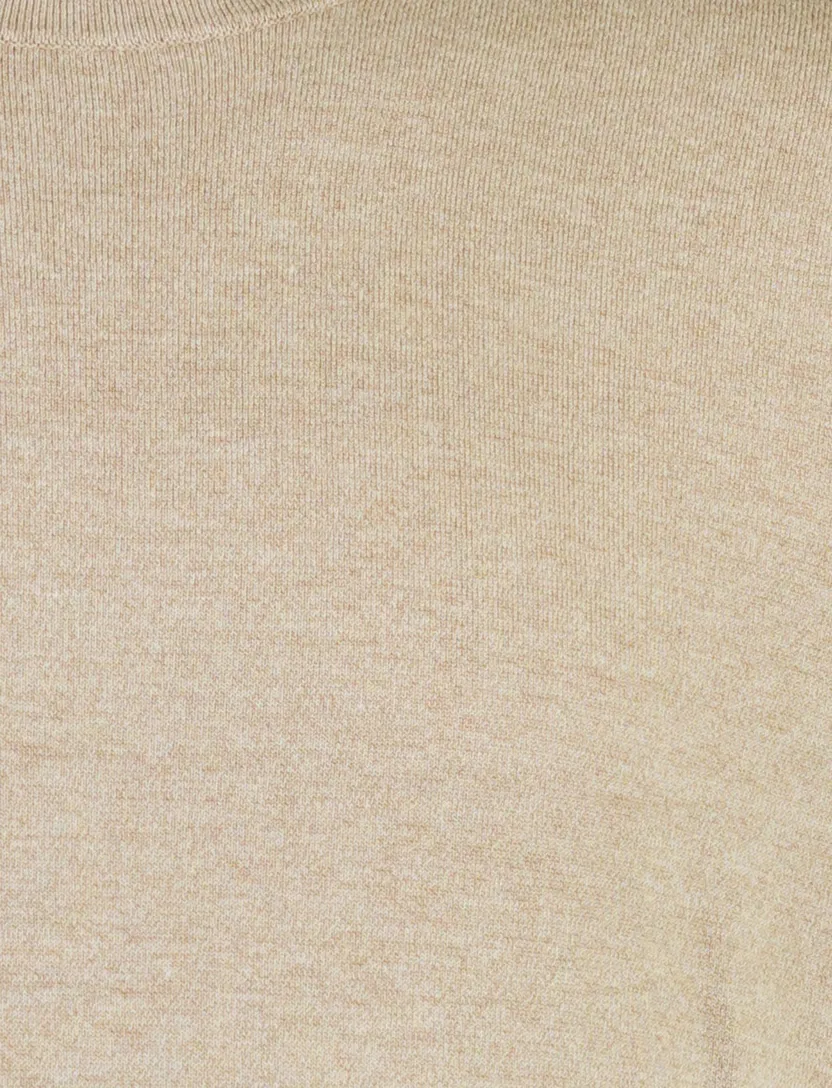 T-shirt Blue Industry beige met boord