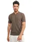 Blue Industry bruin gestreepte polo