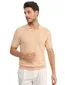 Oranje v-hals poloshirt korte mouw Blue Industry