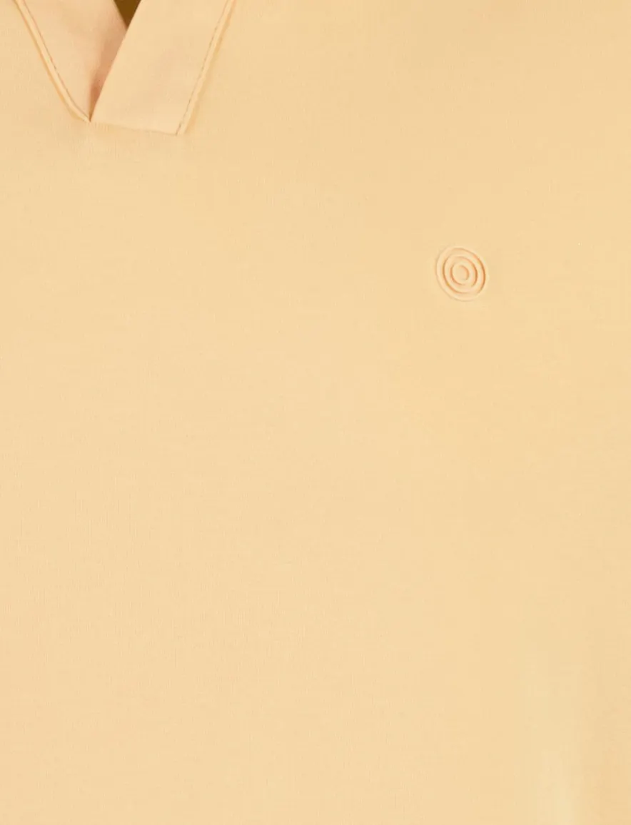 Blue Industry polo peach