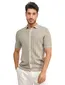 Blue Industry polo korte mouw beige