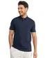 Blue Industry polo donkerblauw stiksel
