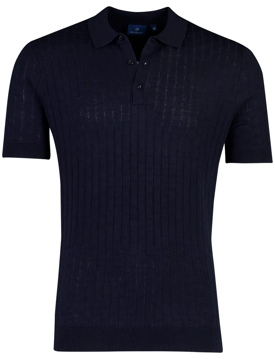 Blue Industry polo navy viscose