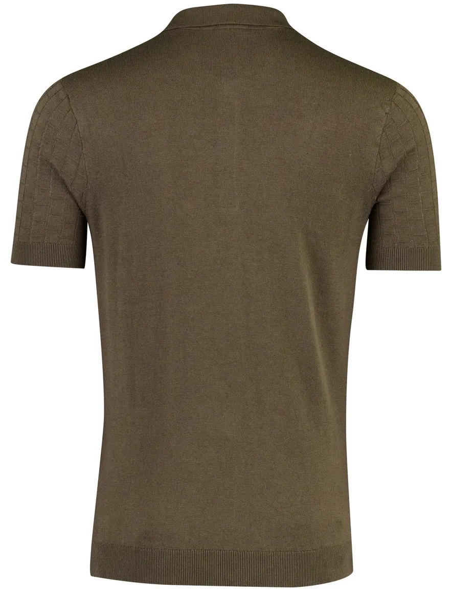 Blue Industry knitted polo khaki