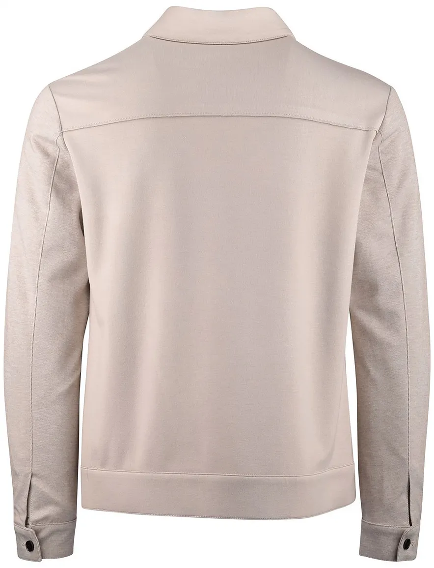 Blue Industry overshirt camel borstzakken