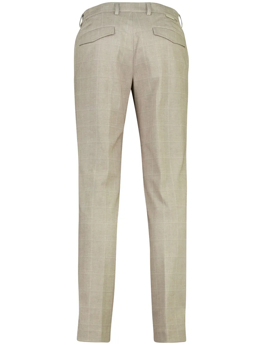 Beige pantalon bandplooi Blue Industry