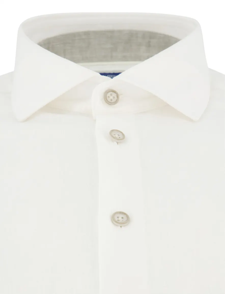 Blue Industry overhemd creme effen
