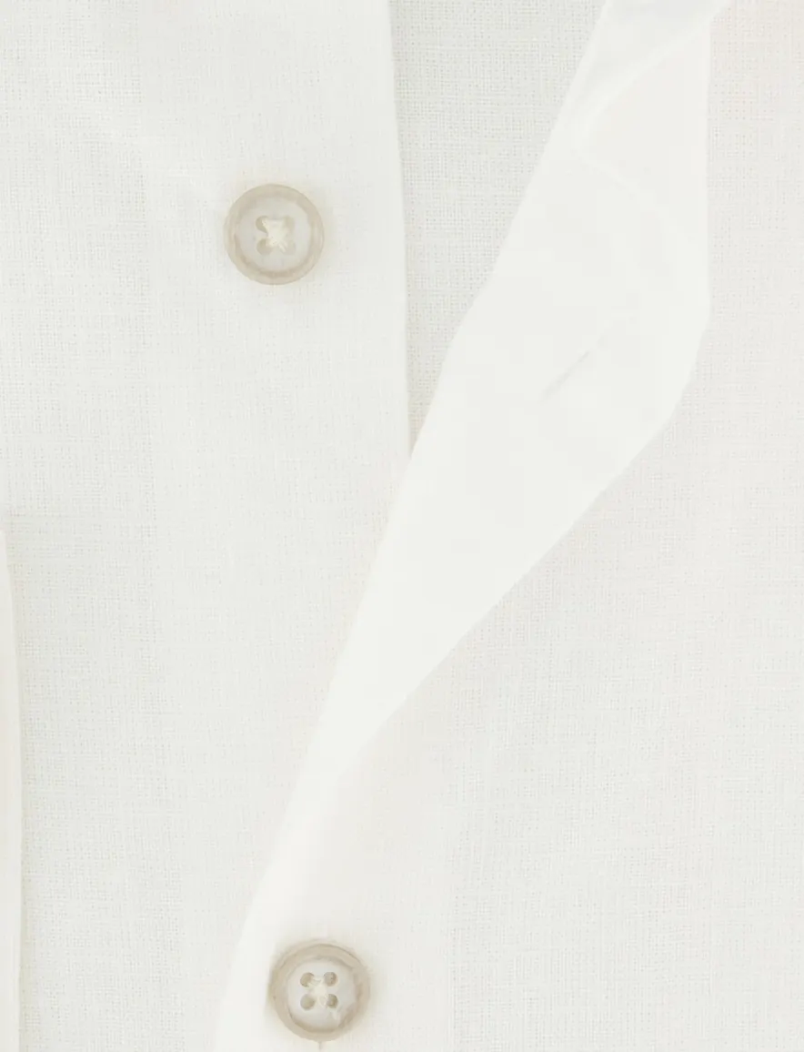 Blue Industry overhemd creme effen