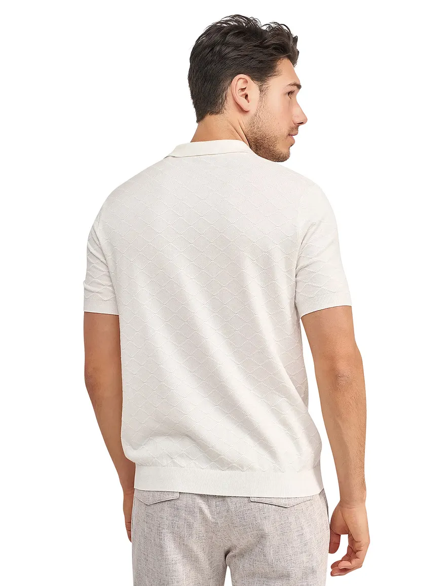 Blue Industry polo ecru