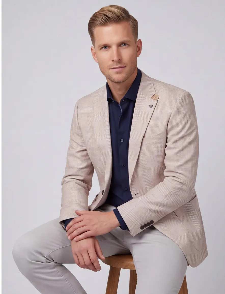 Colbert Roy Robson Regular Fit beige