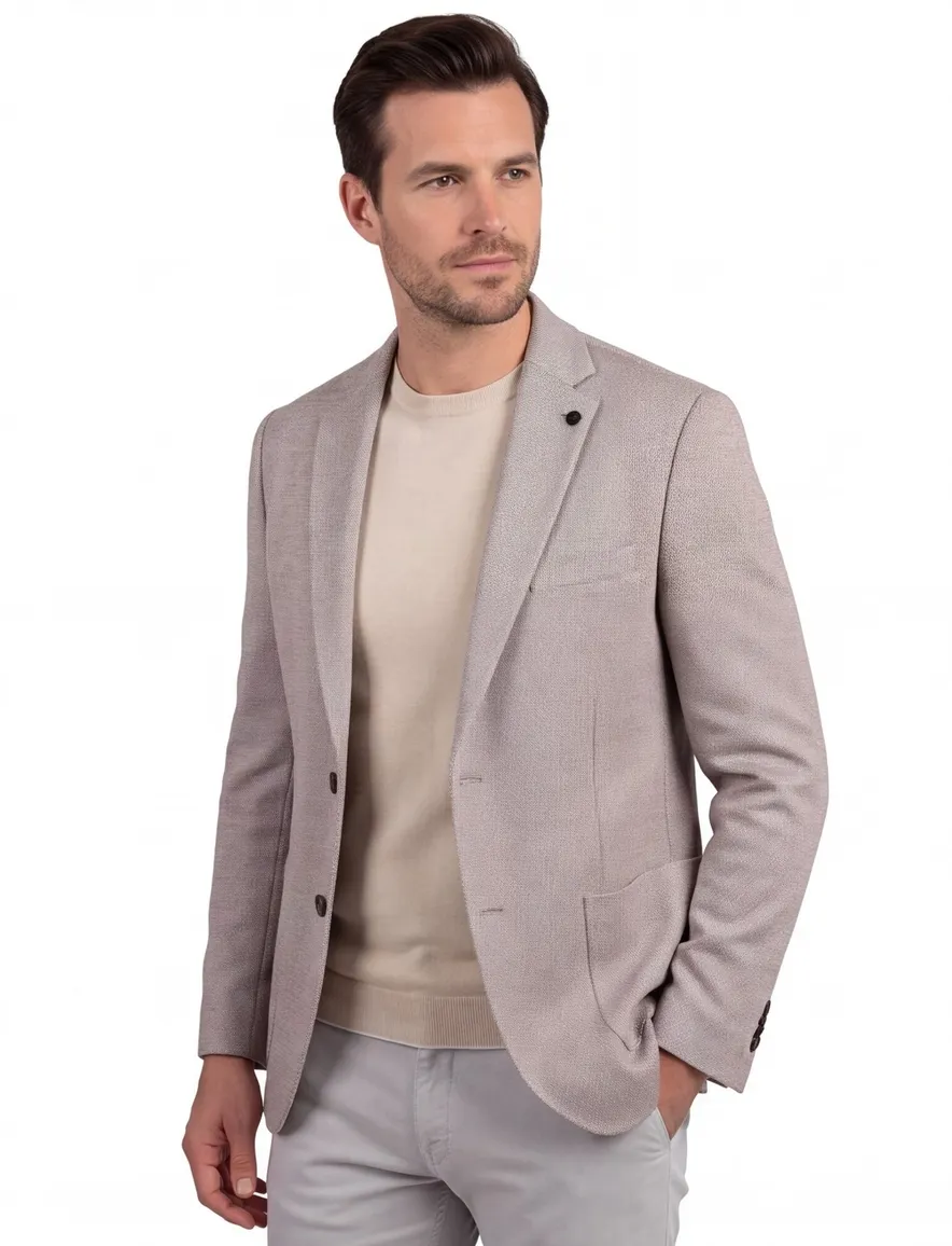 Colbert Regular Fit Roy Robson bruin gebreid