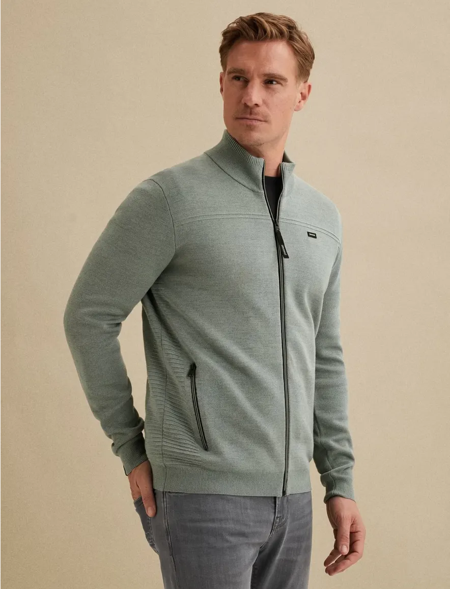 Vanguard vest groen gemeleerd normale fit