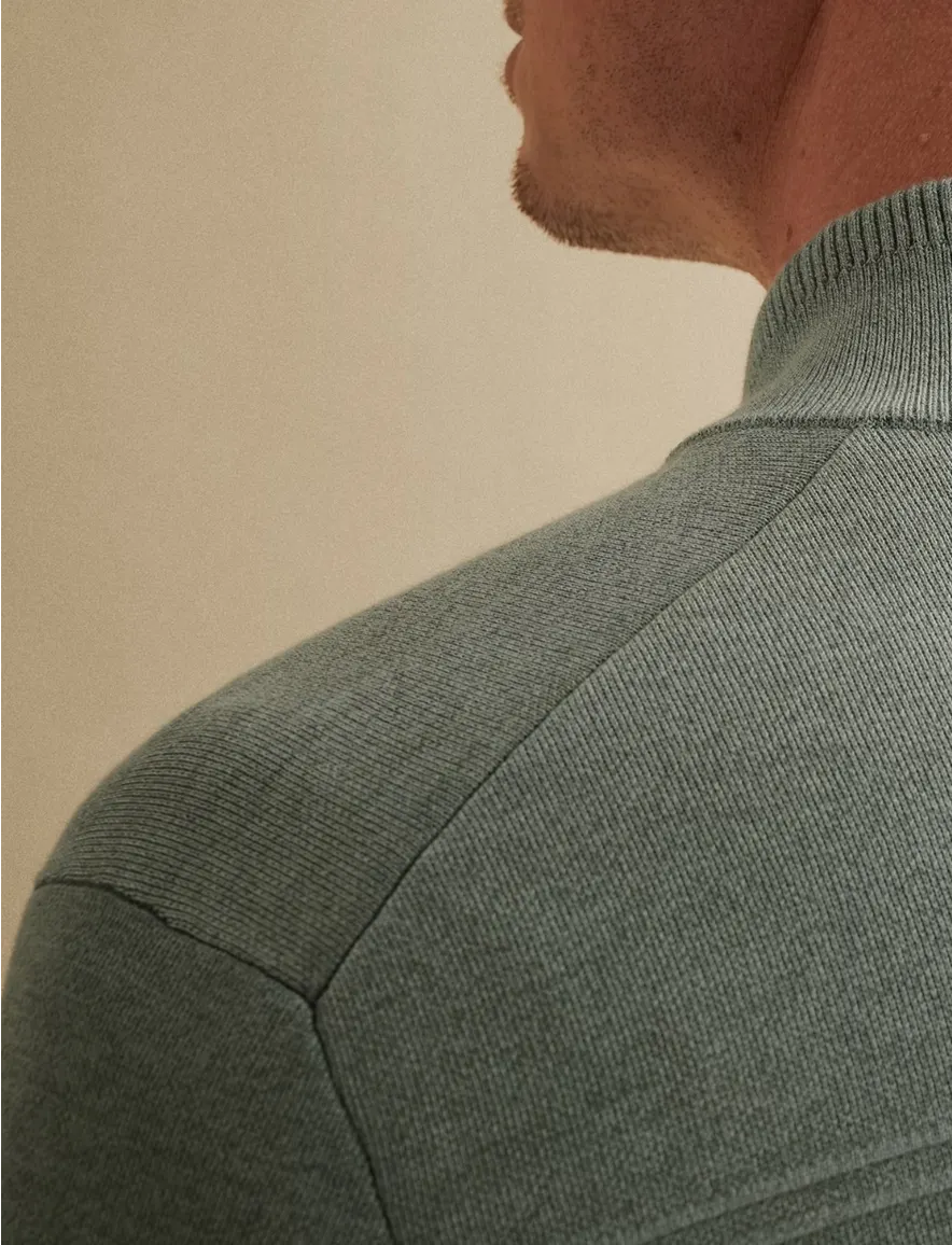 Vanguard vest groen gemeleerd normale fit