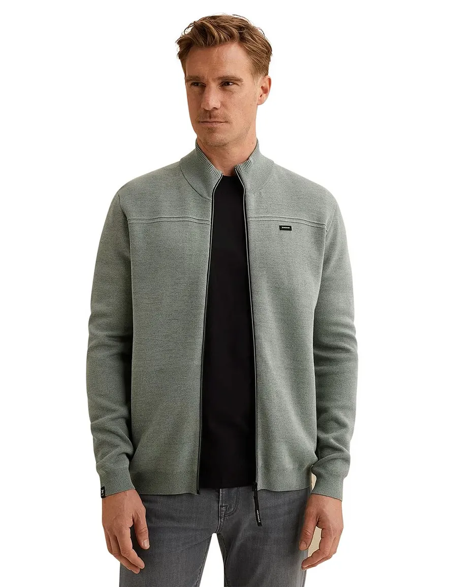 Vanguard vest groen gemeleerd normale fit