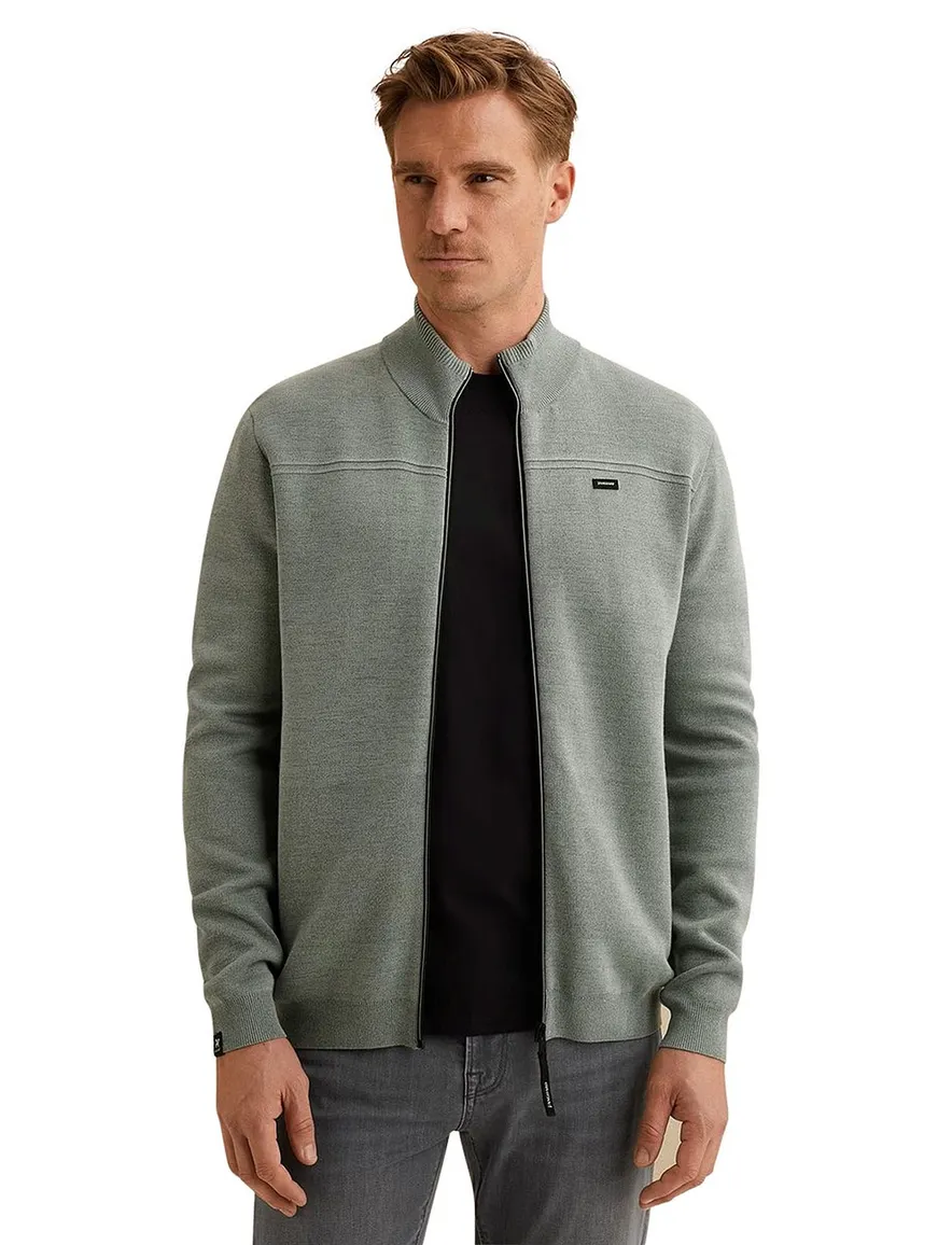 Vanguard vest groen gemeleerd normale fit