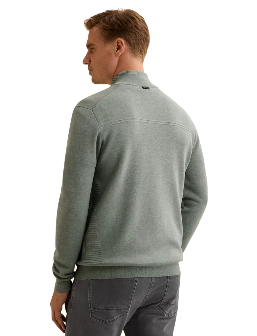 Vanguard Vest groen katoen modal gebreid