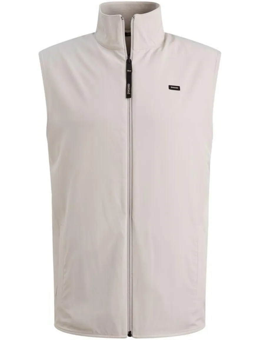 Vanguard Bodywarmer beige reversible gebreid