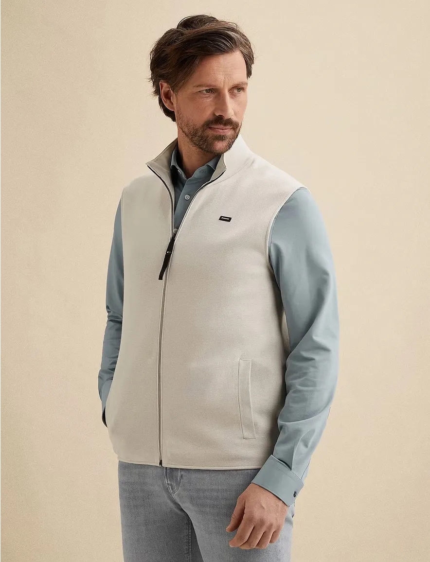 Vanguard bodywarmer creme normale fit