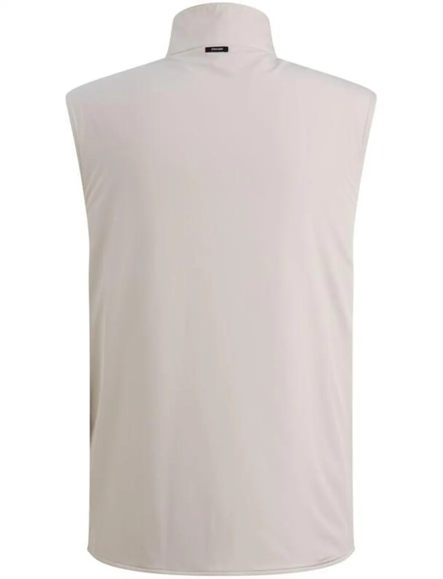 Vanguard Bodywarmer beige reversible gebreid