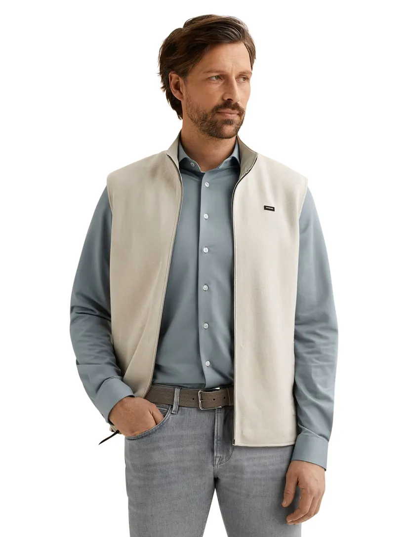 Reversible bodywarmer Vanguard beige normale fit