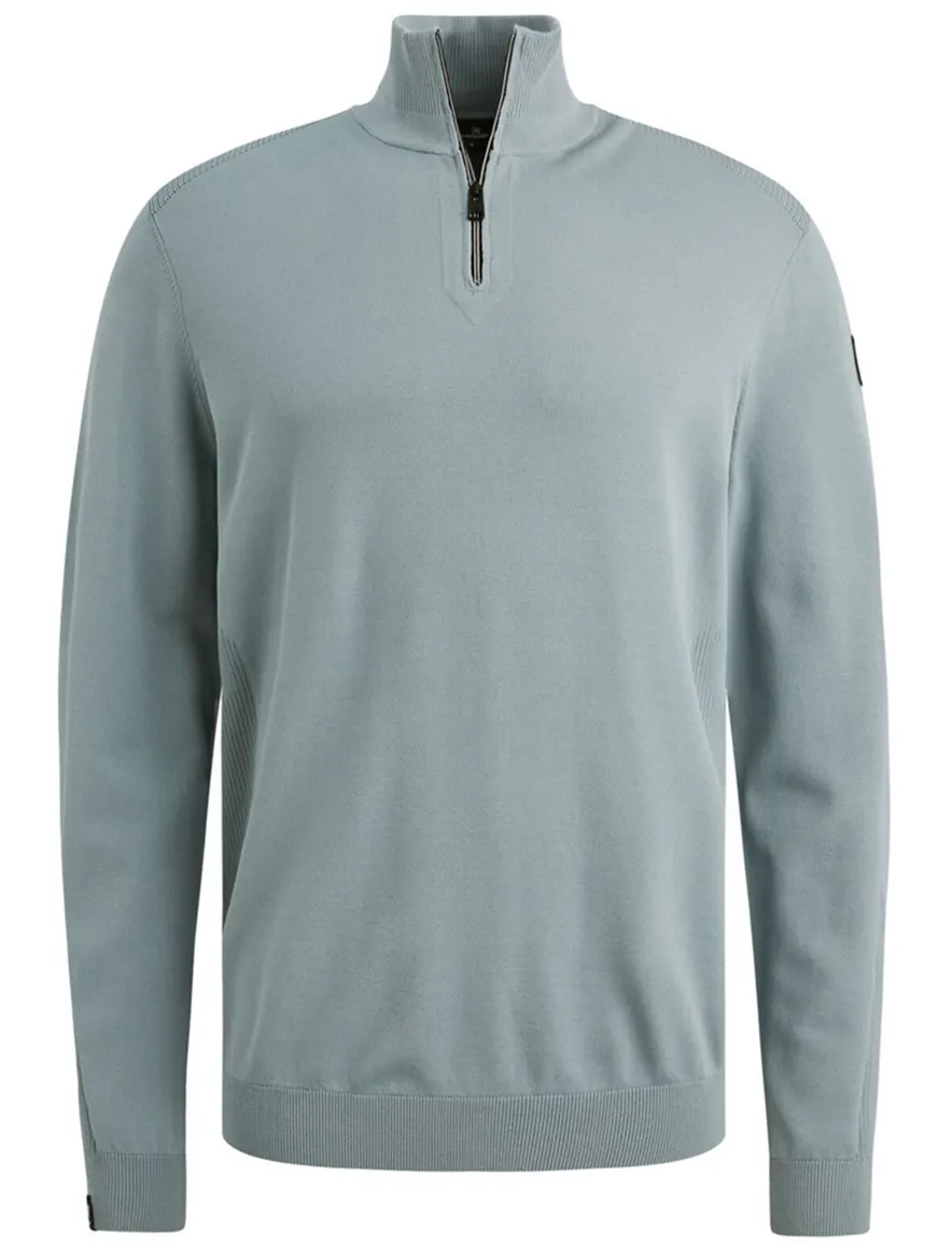 Vanguard Half zip trui blauw