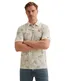 Vanguard geprint poloshirt korte mouw beige