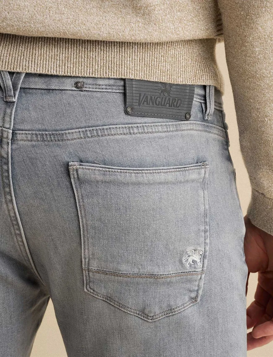 Vanguard denim V7 Rider 2.0 regular fit jeans grijs
