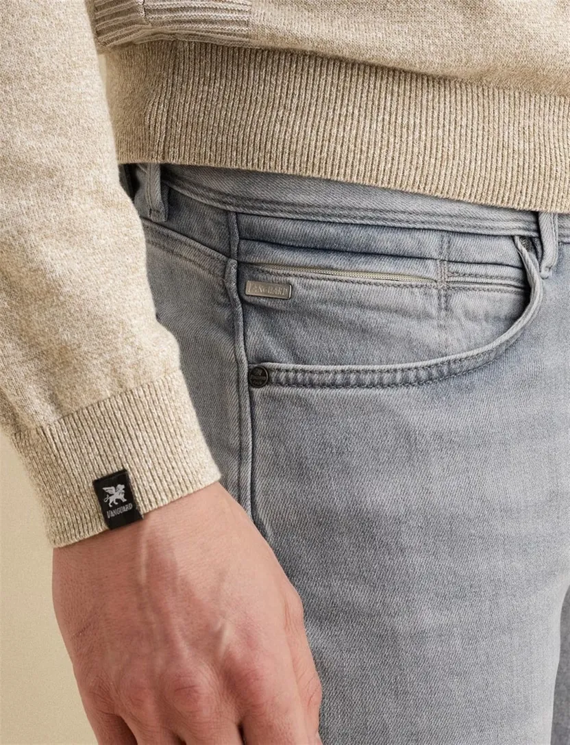 Grijze jeans Vanguard V7 Rider 2.0 regular fit
