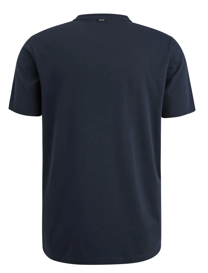 Donkerblauw effen Vanguard T-shirt