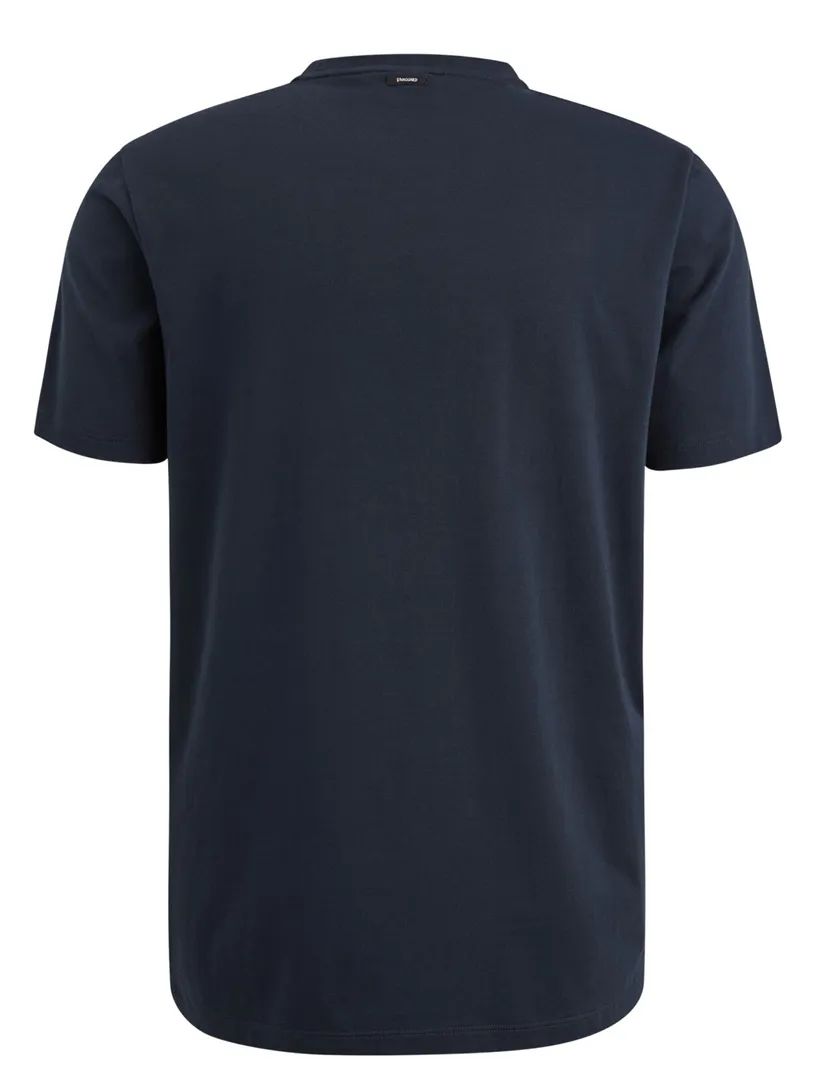 T-shirt Vanguard donkerblauw regular fit