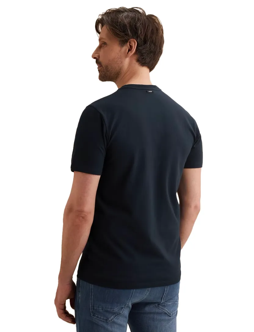 T-shirt Vanguard donkerblauw regular fit