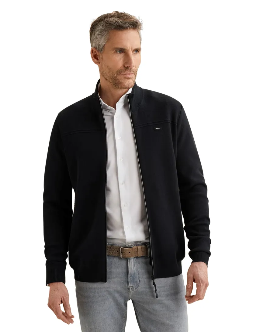 Vanguard vest zwart normale fit gemeeleerd