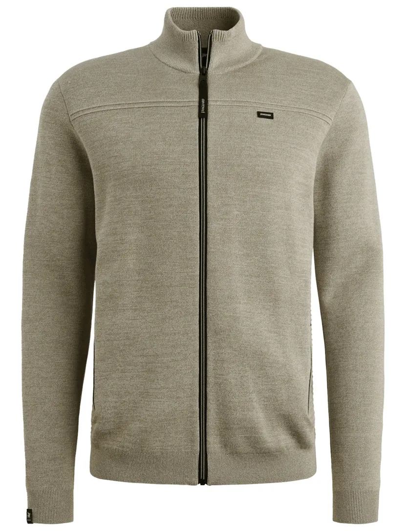 Vest Vanguard beige gemeleerd normale fit