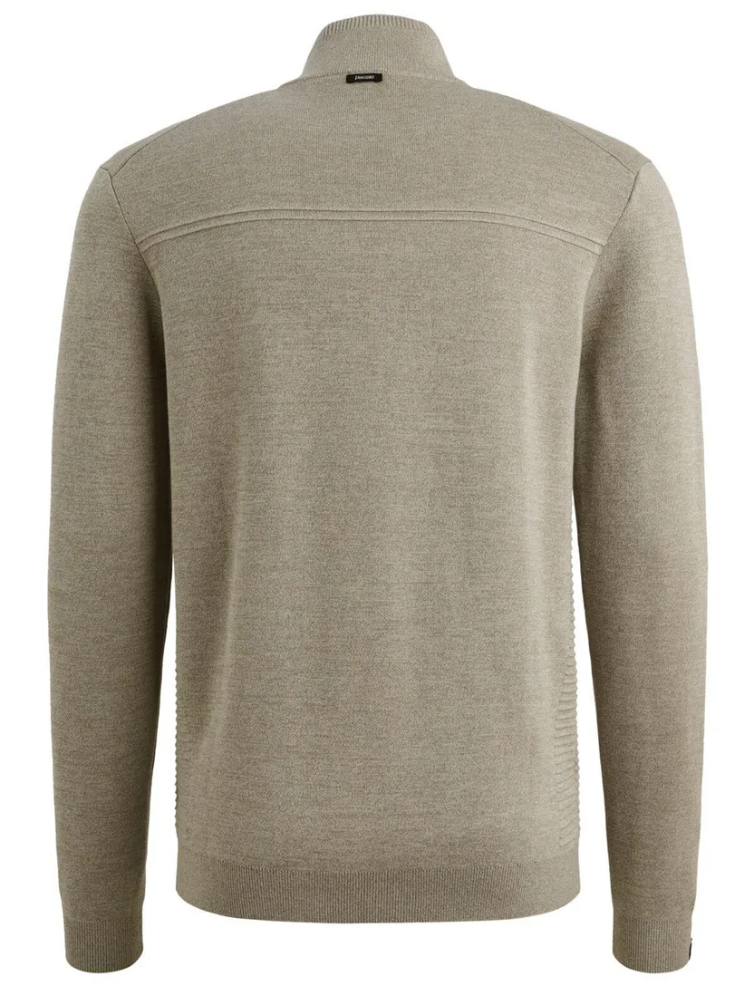 Vest Vanguard beige gemeleerd normale fit