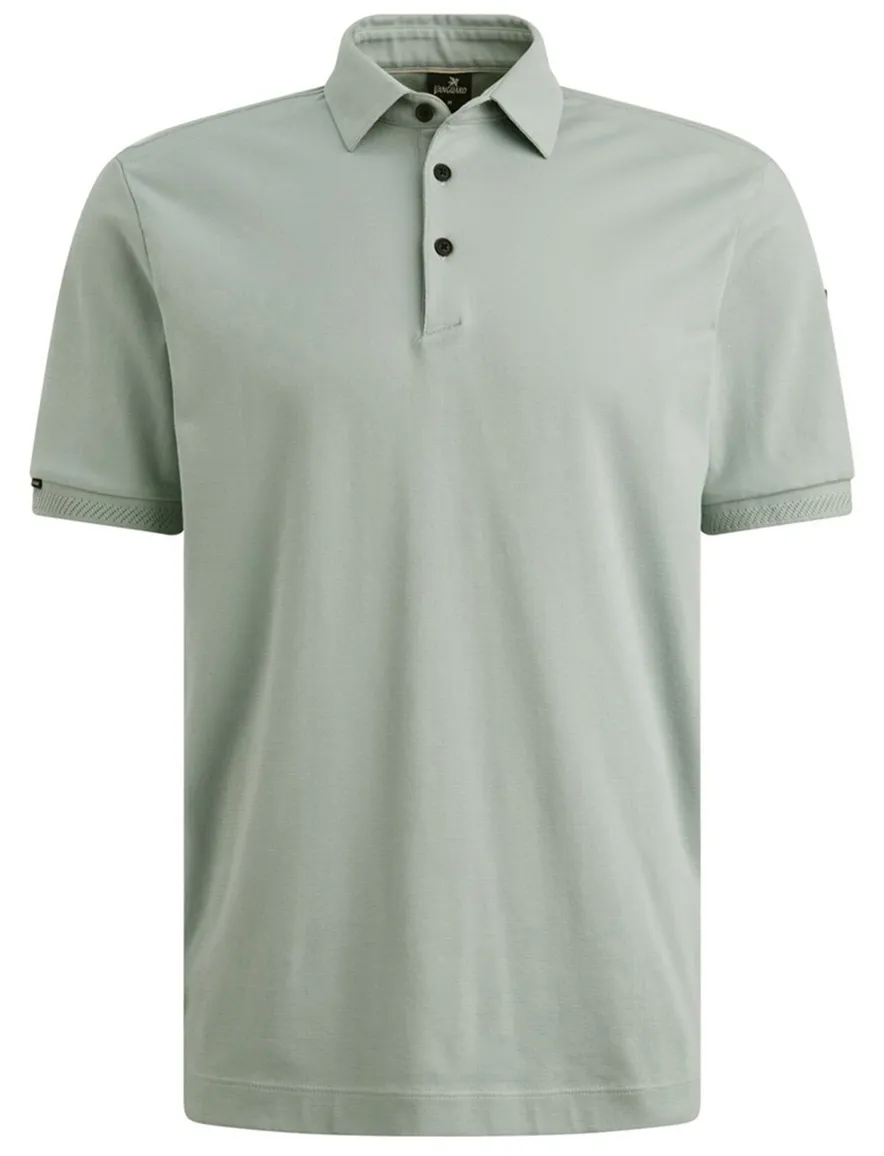 Vanguard poloshirt groen 3 knopen