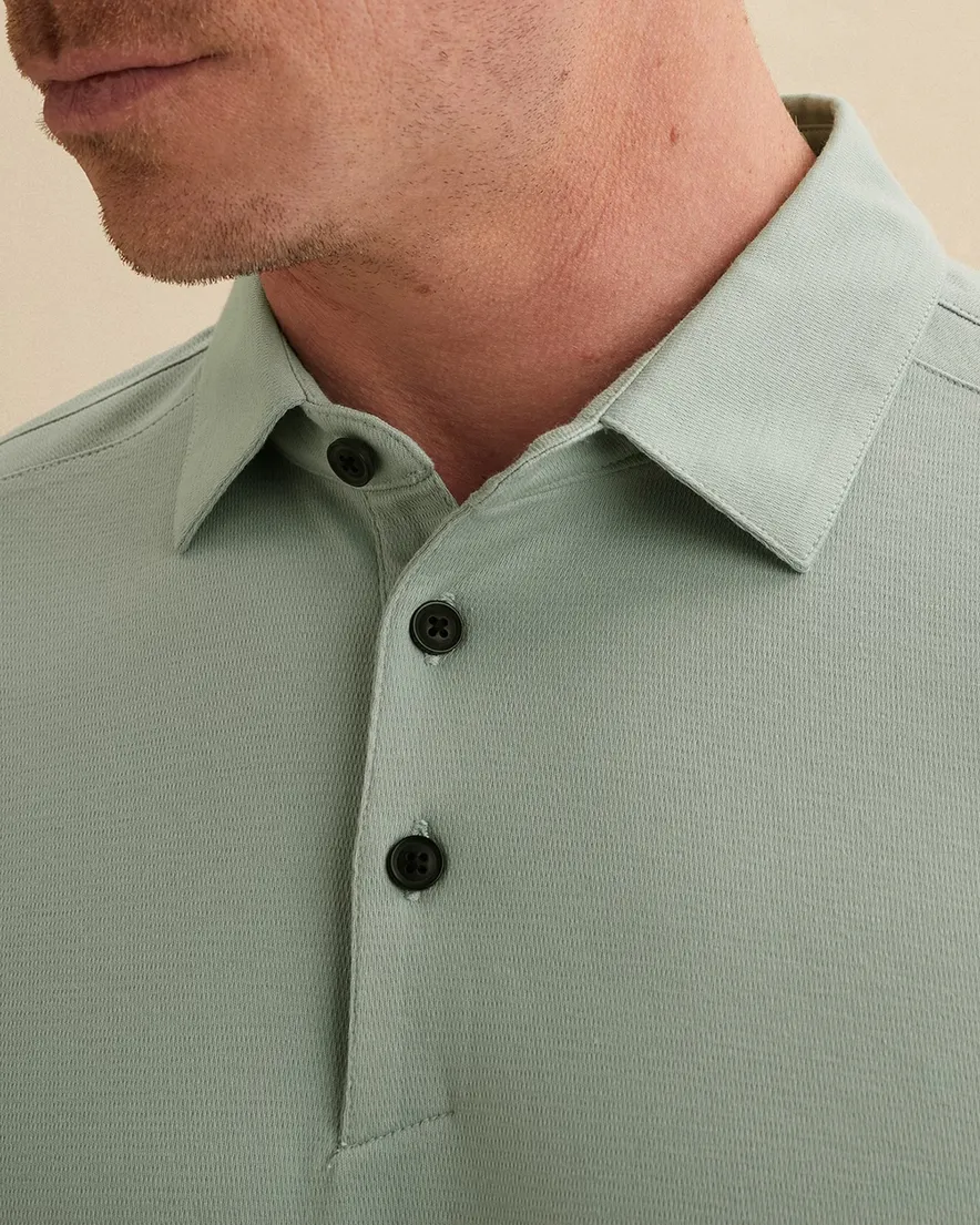 Vanguard poloshirt groen 3 knopen