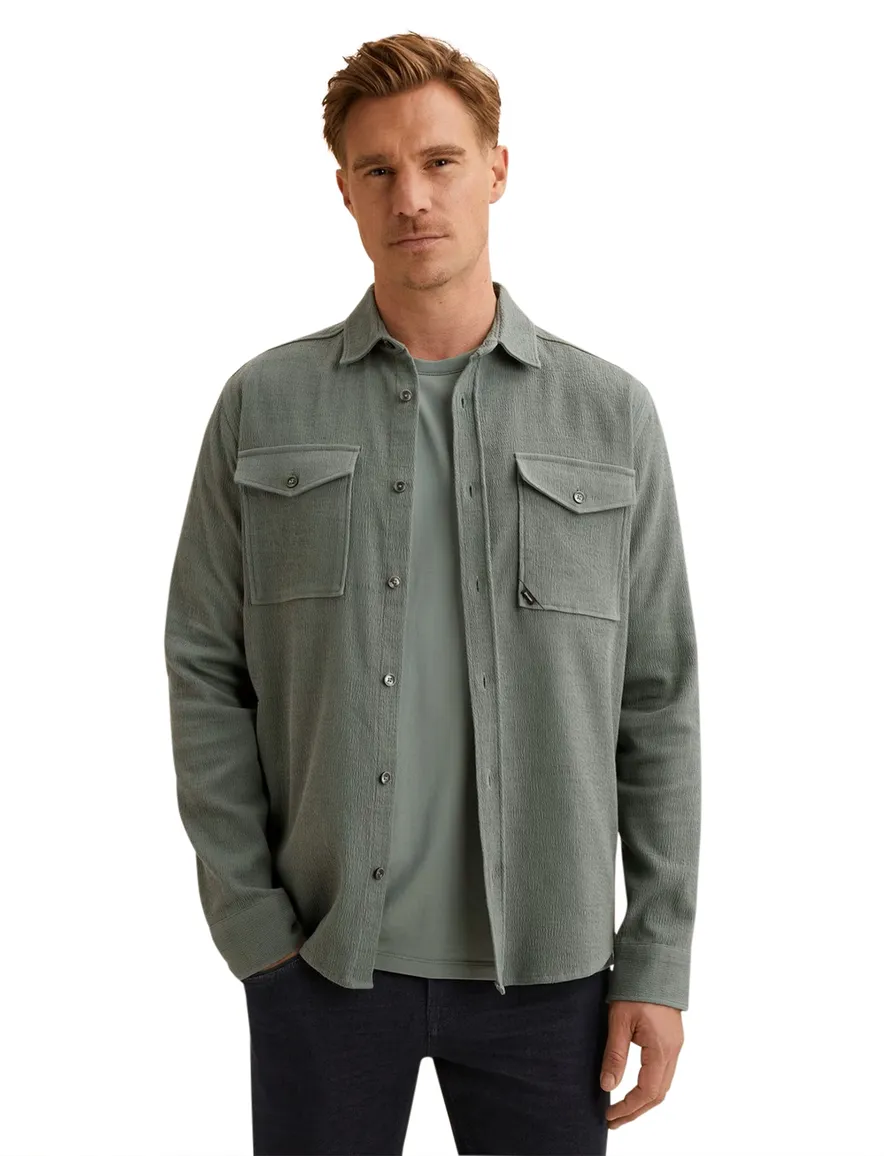 Vanguard groen overshirt normale fit