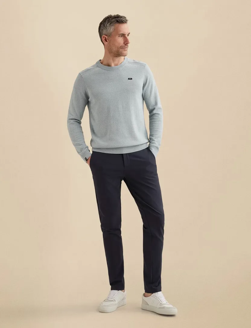 Chino Vanguard V12 stretch donkerblauw