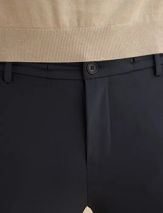 Chino Vanguard V12 stretch donkerblauw