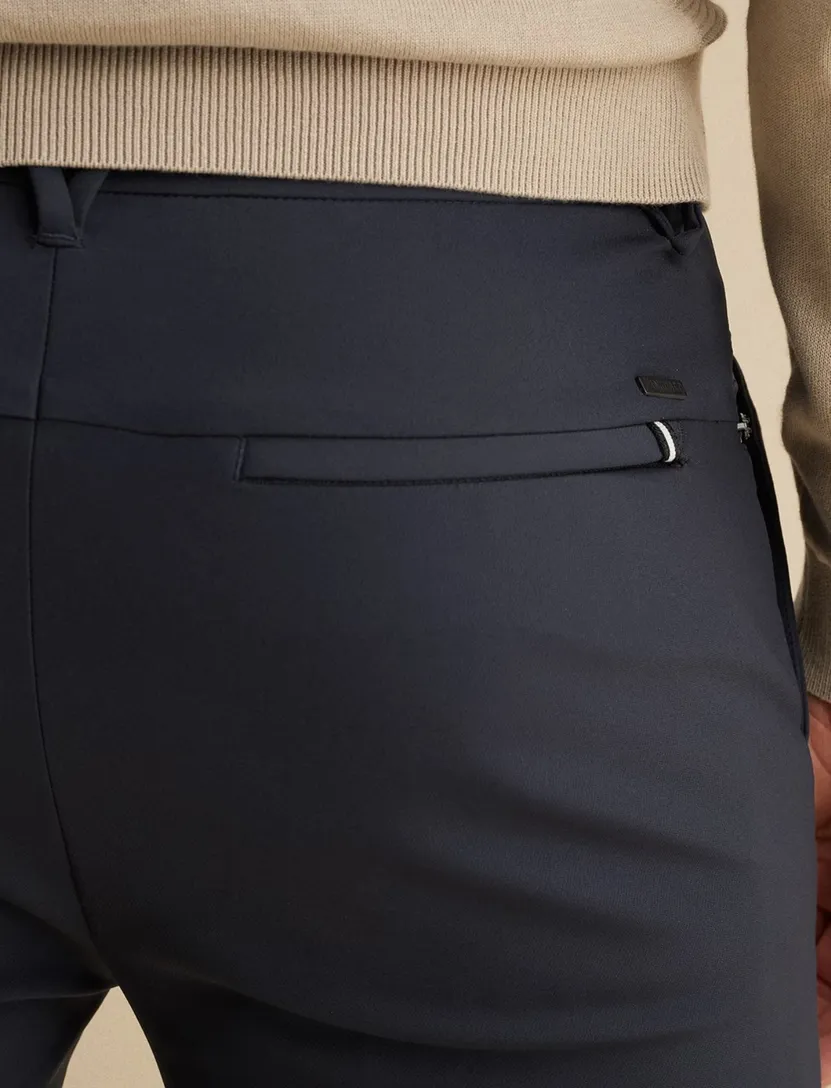 Chino Vanguard V12 stretch donkerblauw