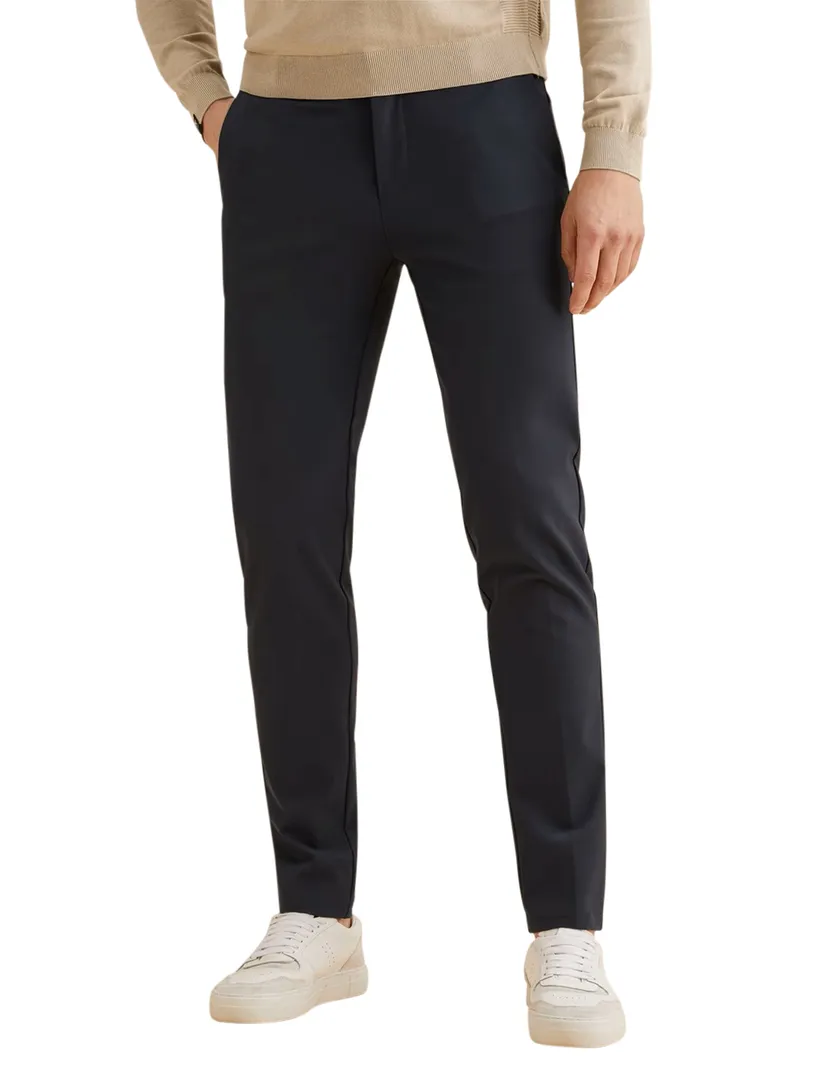 Chino Vanguard V12 stretch donkerblauw