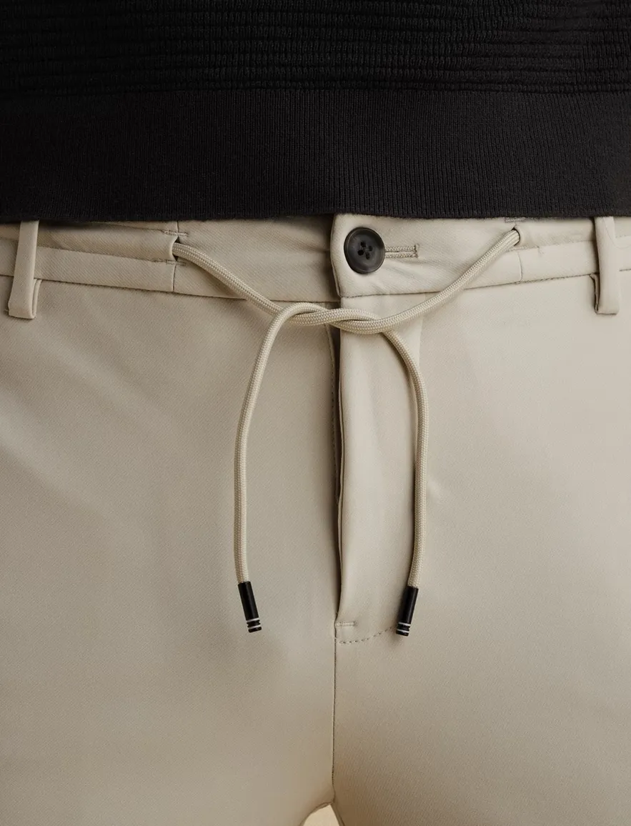 Vanguard V12 chino beige effen normale fit