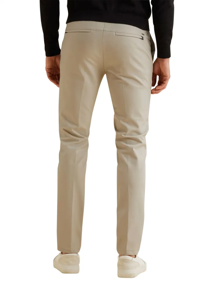Vanguard V12 chino beige effen normale fit